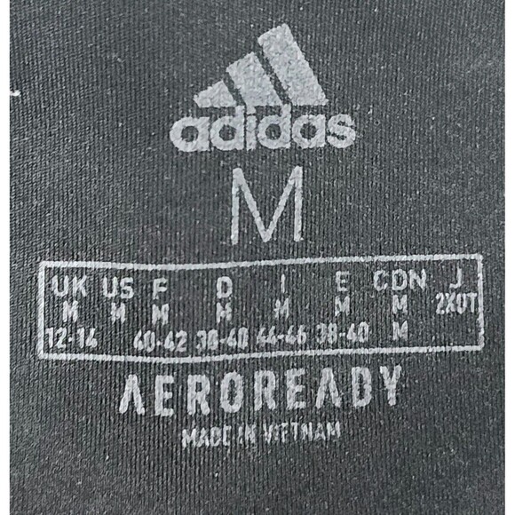 Adidas black Aeroready yoga/running Sports Leggings pants Sizes M - Picture 5 of 5